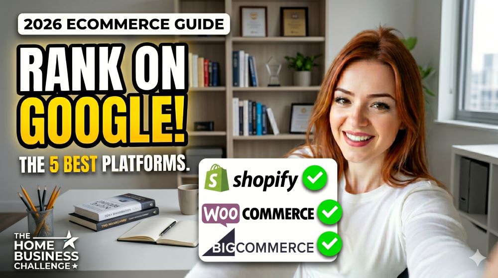 Becca Newton next to the words ecommerce guide to ranking on google