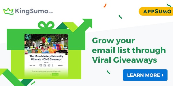 Grow your email list through viral giveaways