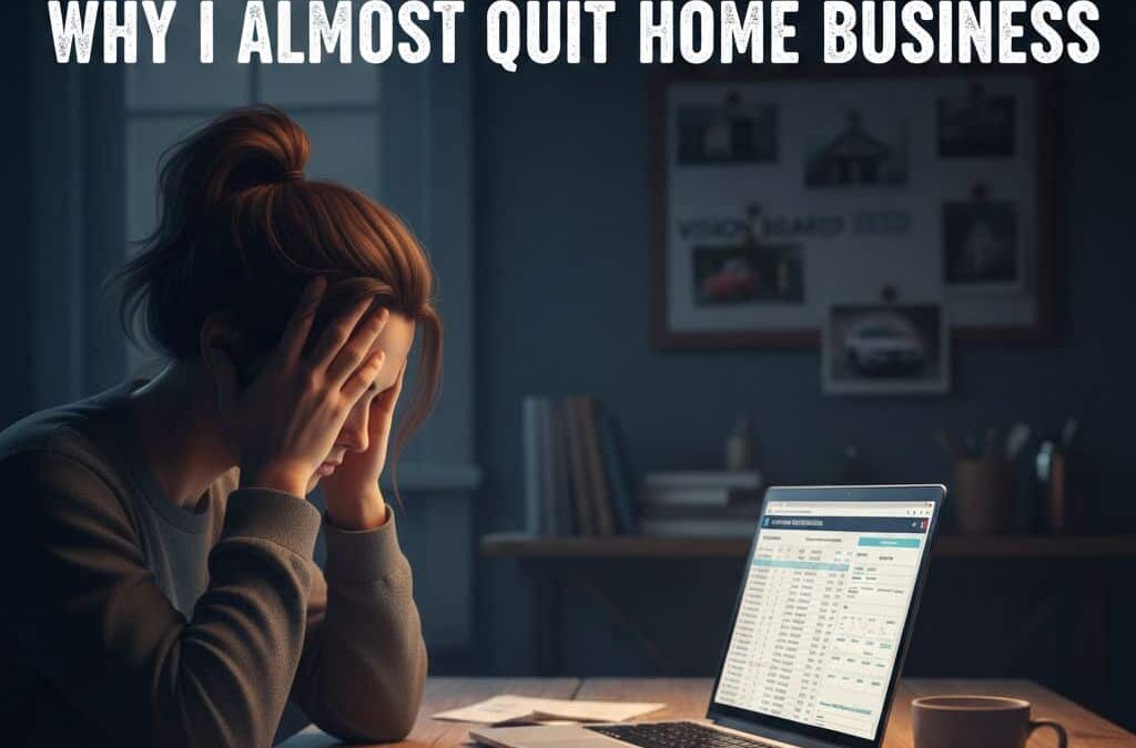 Why I Almost Quit the Home Business World (And What Saved Me)